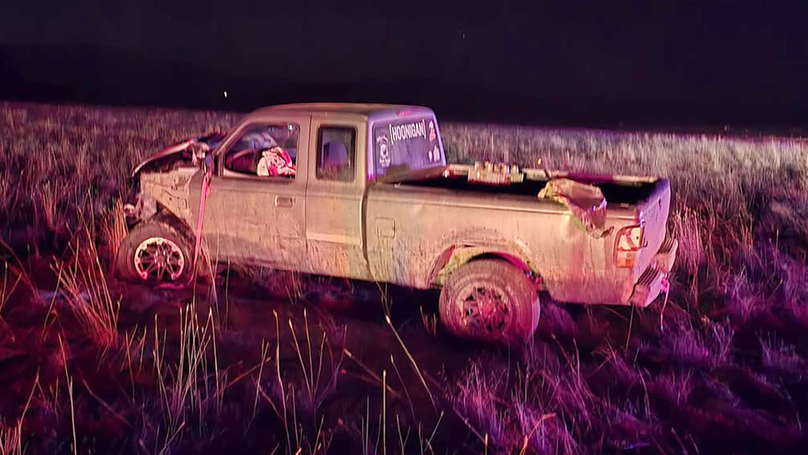 First responders saved a young driver after he hit a cow on a dark Sheridan County road Friday night. They were alerted to the crash by the Life360 app, which sent an emergency alert to the driver's parents and first responders.