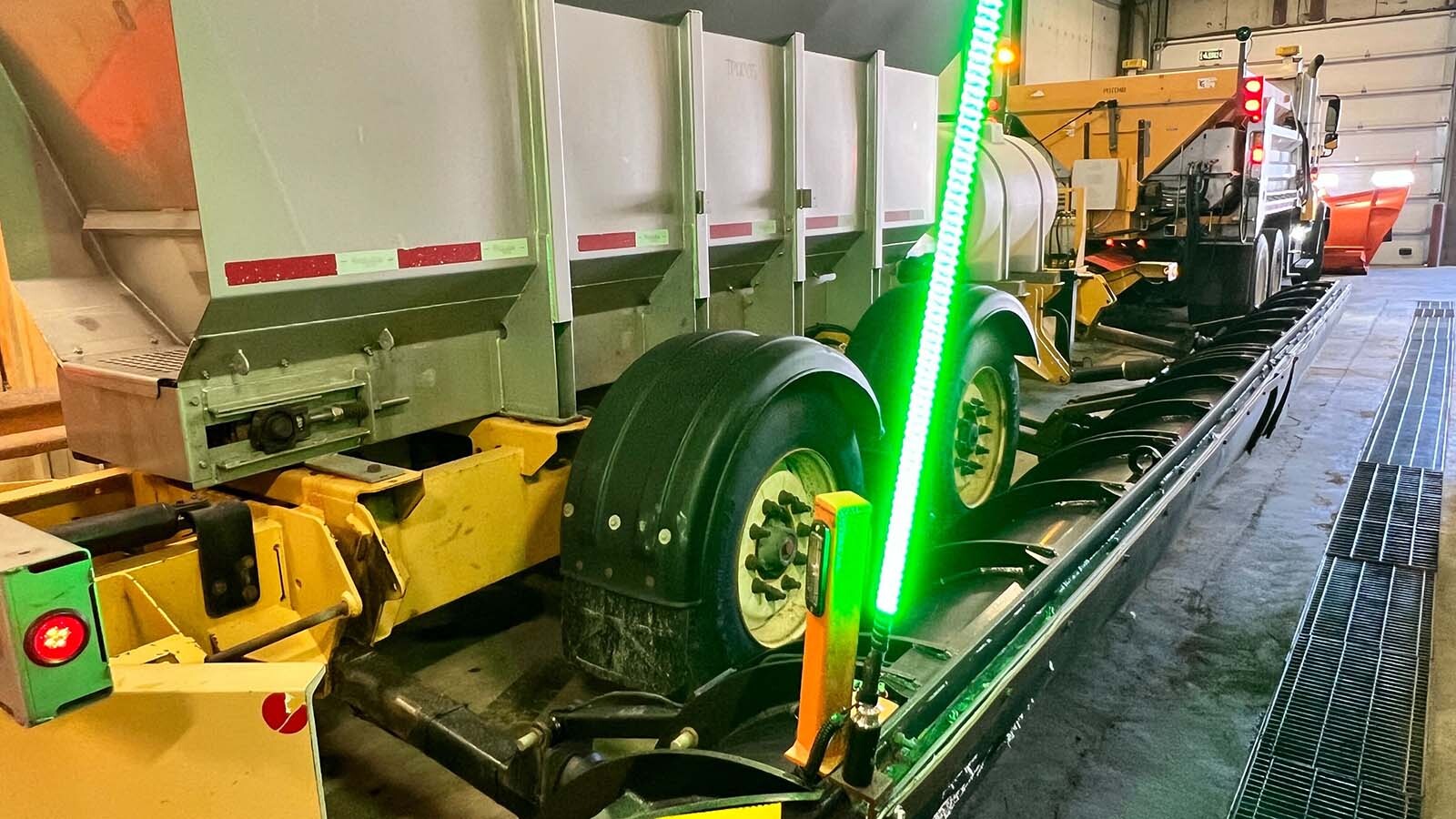 When Wyoming Department of Transportation snowplows hit the highways this winter, they'll be equipped with long, green, lightsaber-looking lights. They're meant to be can't-miss beacons for driver to avoid hitting plow trucks.