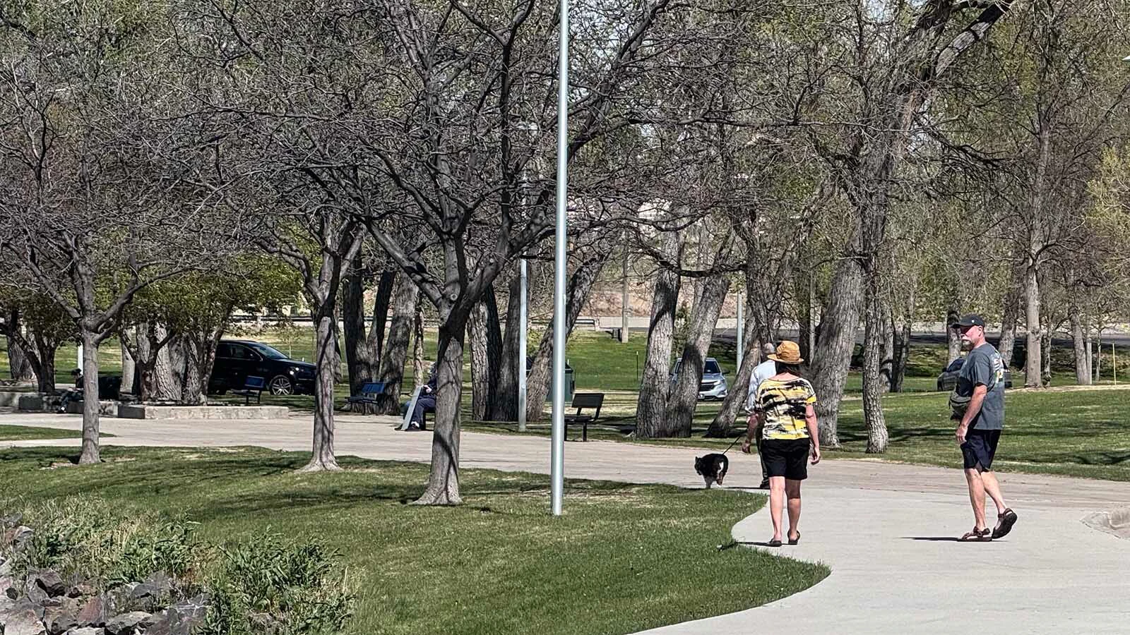 It was shorts and T-shirt weather with highs hitting 83 in Cheyenne on Monday, May 11, 2026.