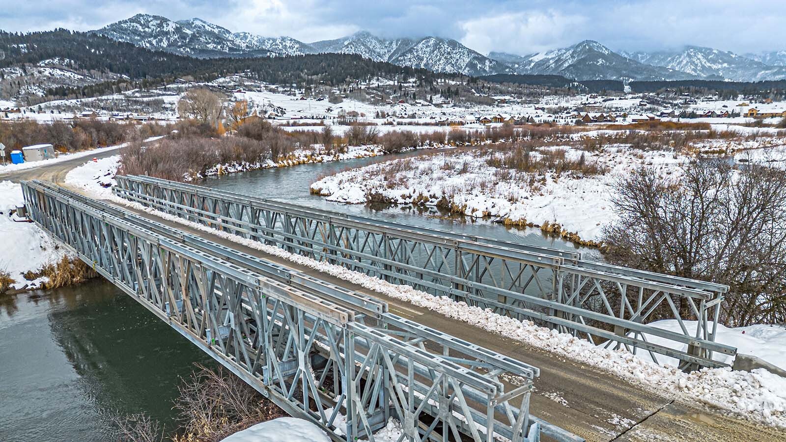 The County Road 104 bridge over the Salt River traces its design roots to World War II.