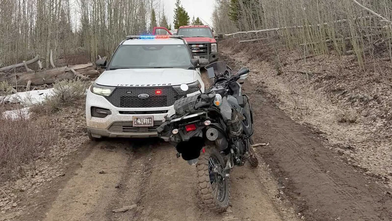 A Wyoming motorcyclist is lucky he had an iPhone with emergency satellite service to text his wife for help after pinning himself under his own bike Sunday in rugged Lincoln County backcountry. It’s an area where cellphone service can be spotty.