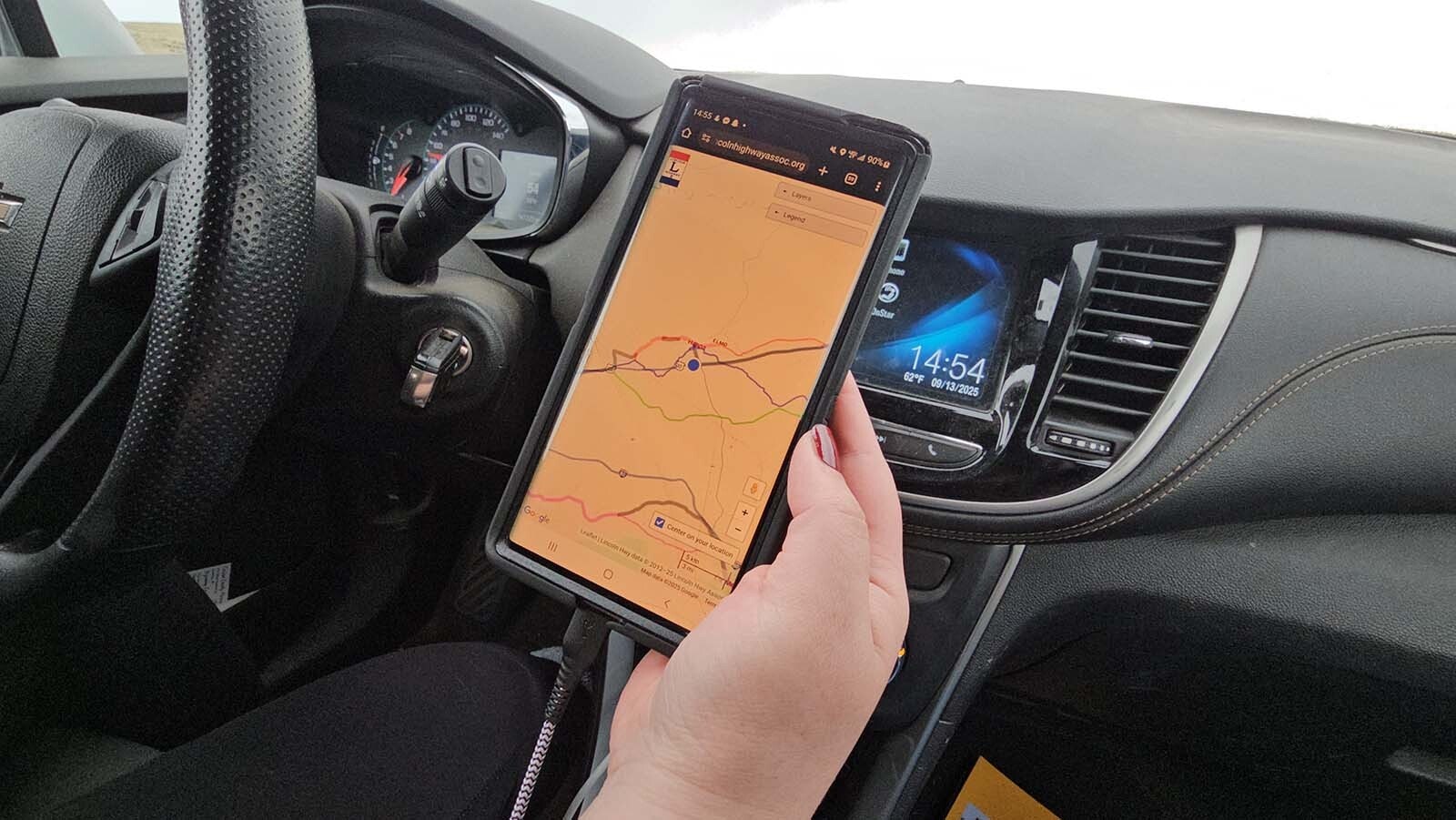 An app helps travelers figure out where they are in relation to the many versions of the Lincoln Highway.
