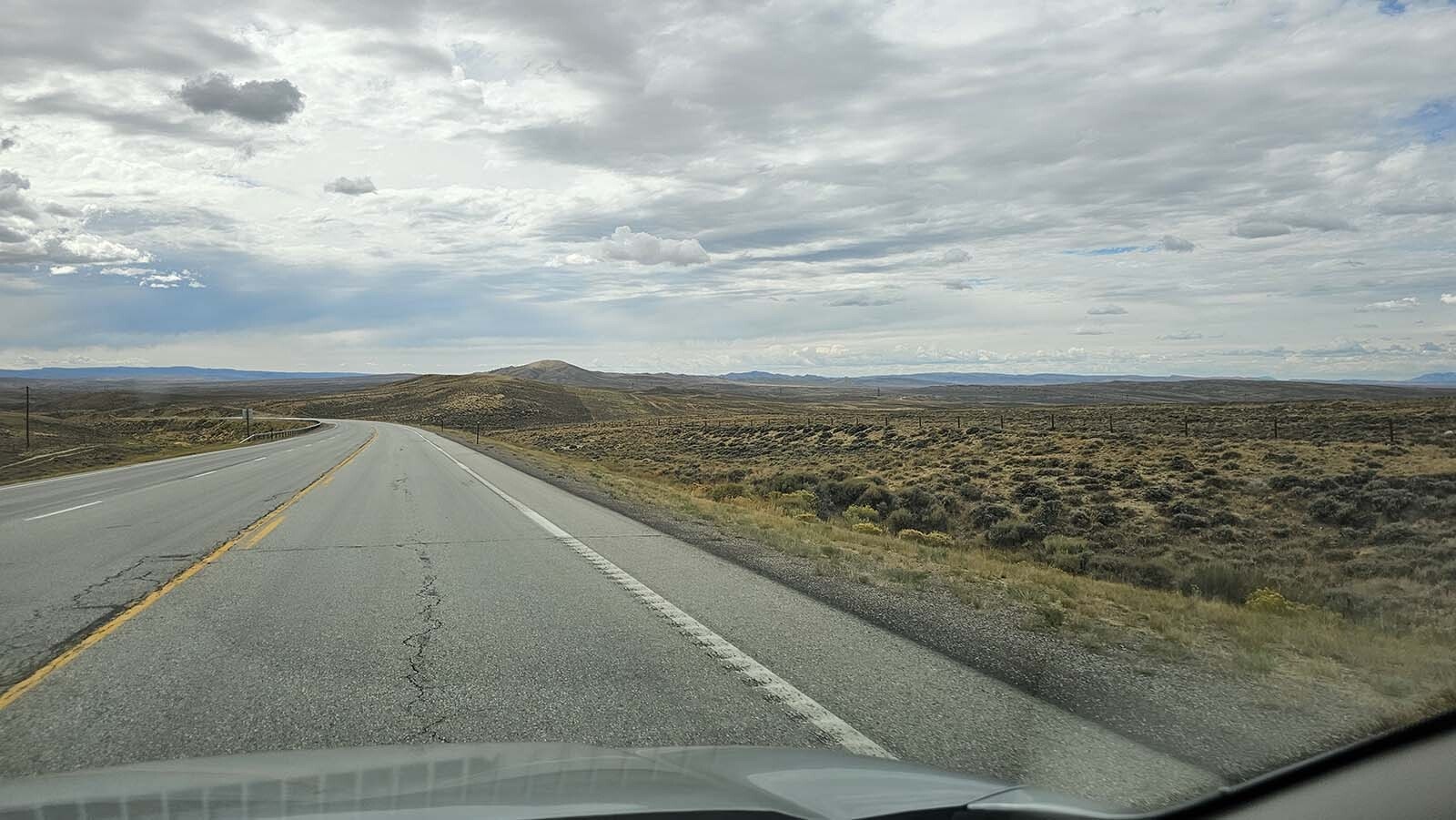Leaving Hanna, headed to Fort Steele, on the Alliance for Historic Wyoming's Lincoln Highway "Unbarred" tour.