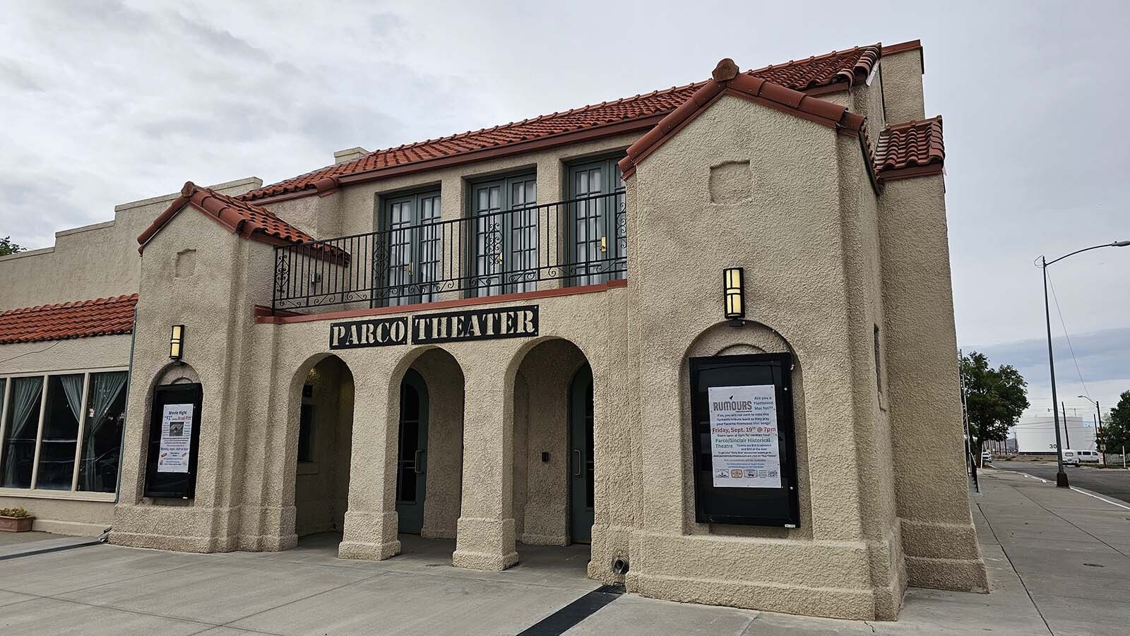 The Parco Theater was restored last year during Sinclair's 100th anniversary. It was among the many sights along the way during  the Alliance for Historic Wyoming's Lincoln Highway "Unbarred" tour.
