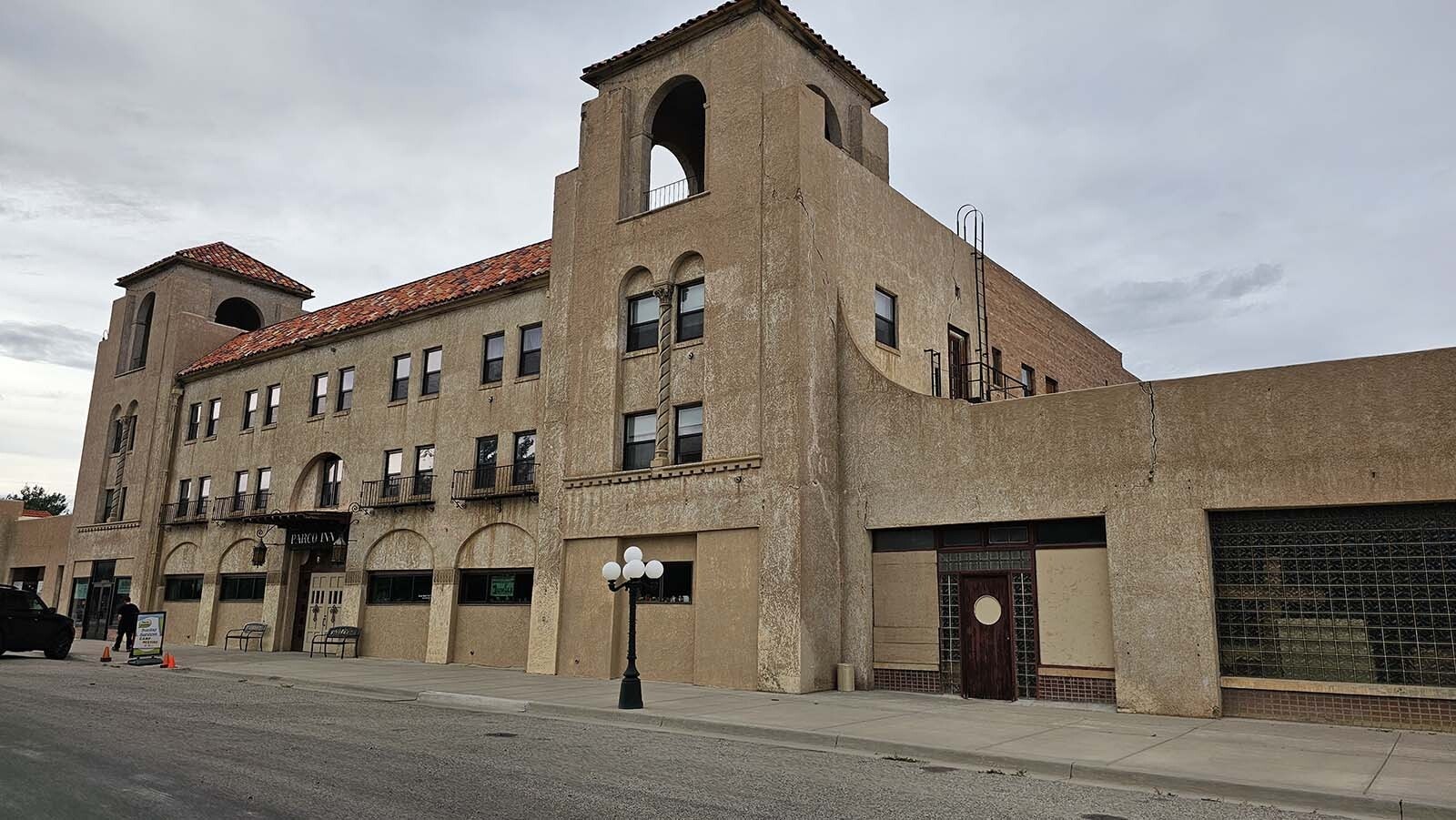 Still in good repair, but showing some cracks due to settlement, this building in Sinclair has concerned Alliance for Wyoming's Executive Director Megan Stanfill.