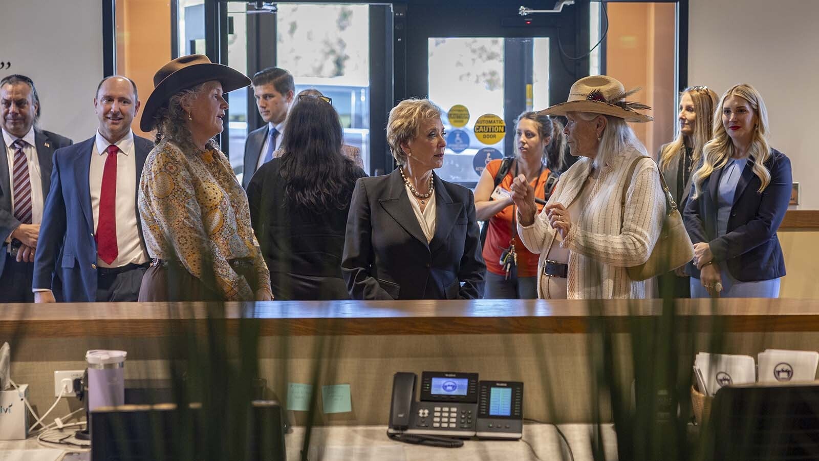 State Democrats expressed open criticism with U.S. Education Secretary Linda McMahon after she visited Jackson Hole Classical Academy on Thursday. They argued the visit appeared to cherry pick one high-achieving outlier that does not represent Wyoming education as a whole.