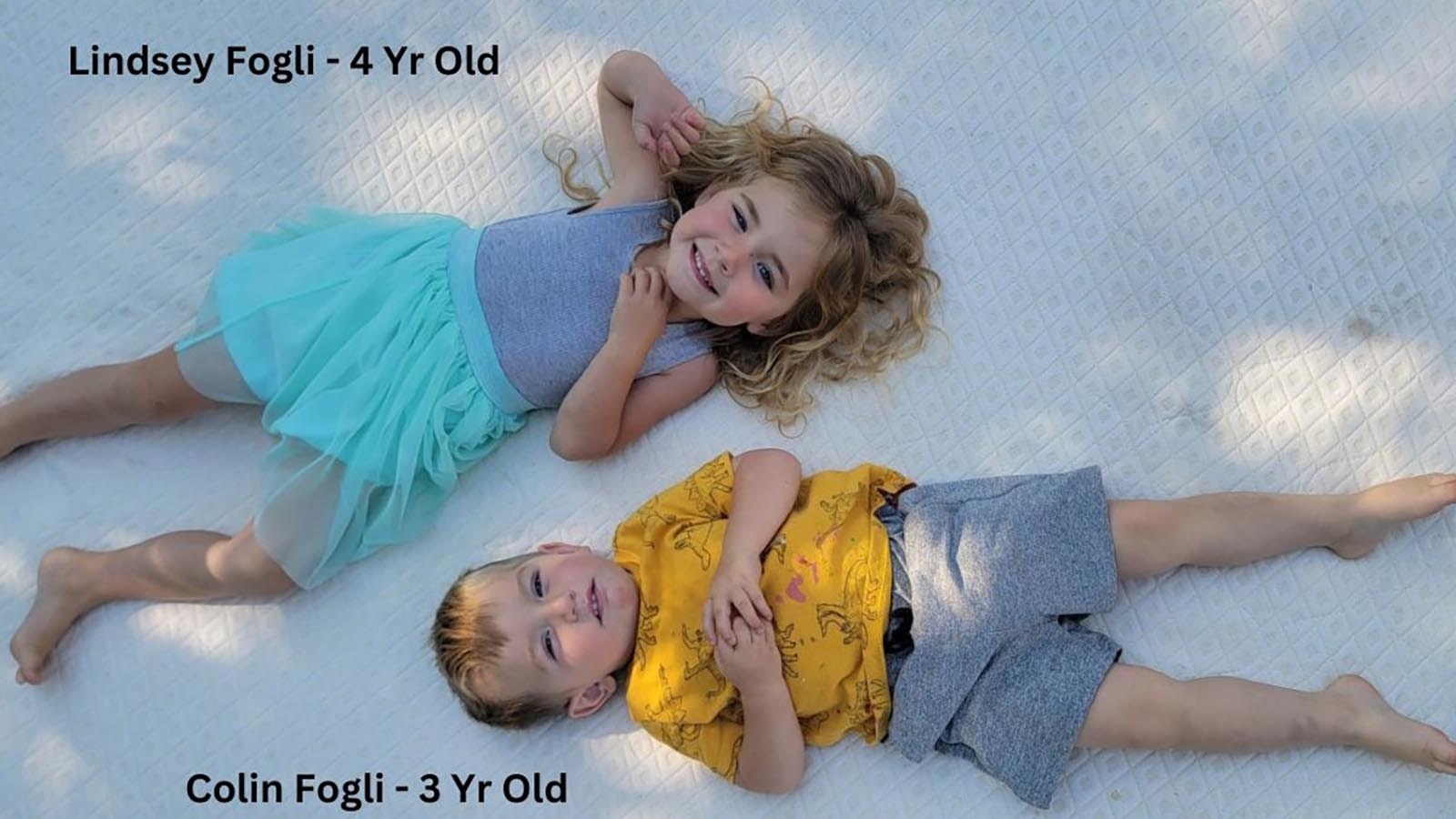 Police in Sheridan, Wyoming, are asking the public’s help in locating 4-year-old Lindsey Fogli and her 3-year-old brother Colin, reported missing Sunday. They’re believed to have been taken by their mom.