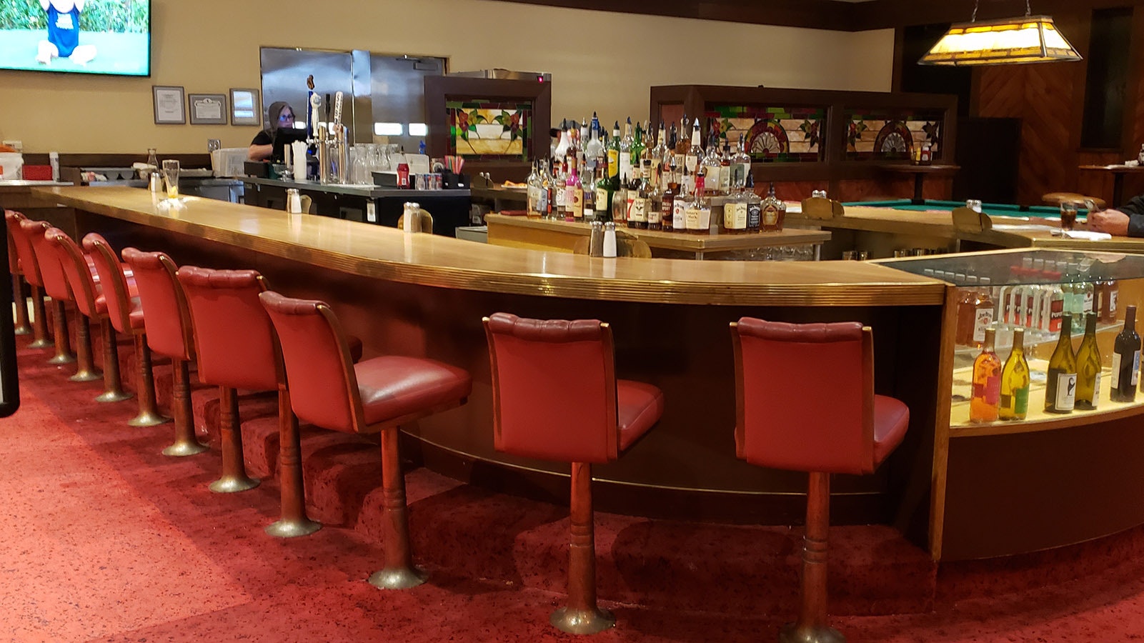 The bar at Little America also dates back to the 1950s.