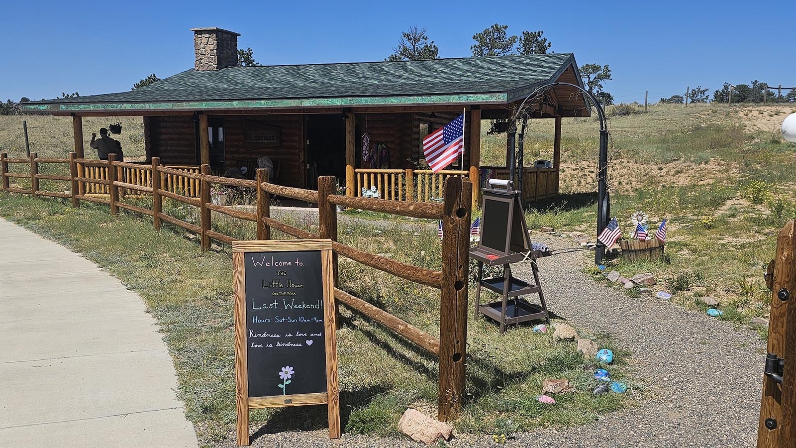 Little House at Curt Gowdy State Park.