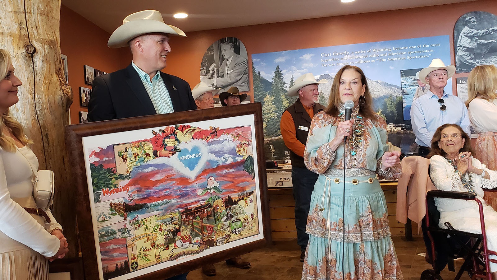 Cherly Gowdy talks about a special painting that will hang in the Little House on the Park.