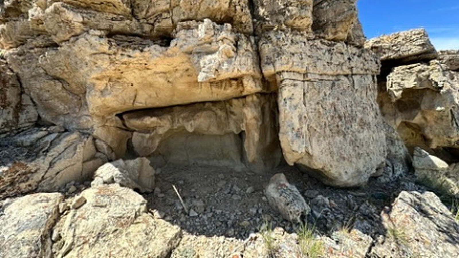 A cave in Wyoming's Pryor Mountains.