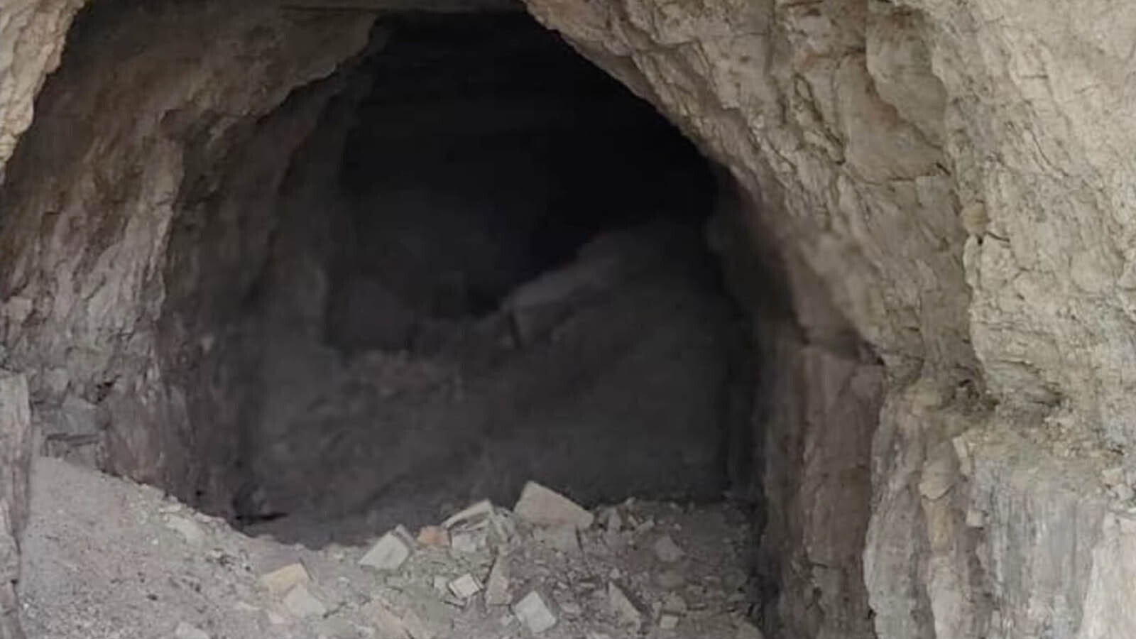 Remainders of a Pryor rail tunnel.