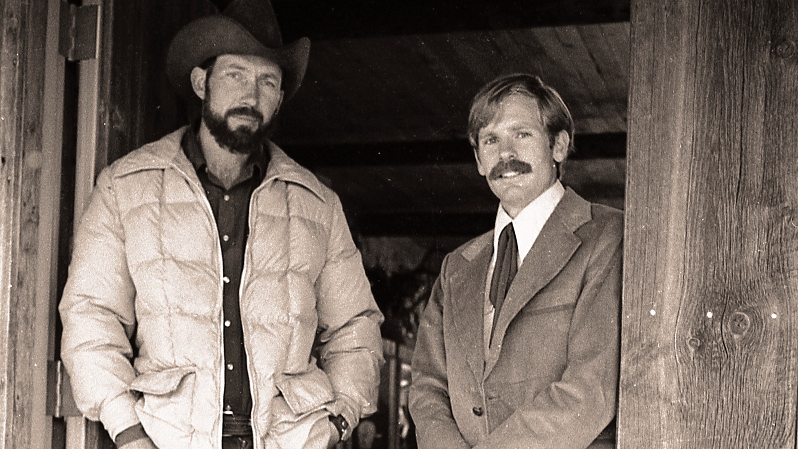 Bob Edgar of Cody and Tri Robinson in 1974.
