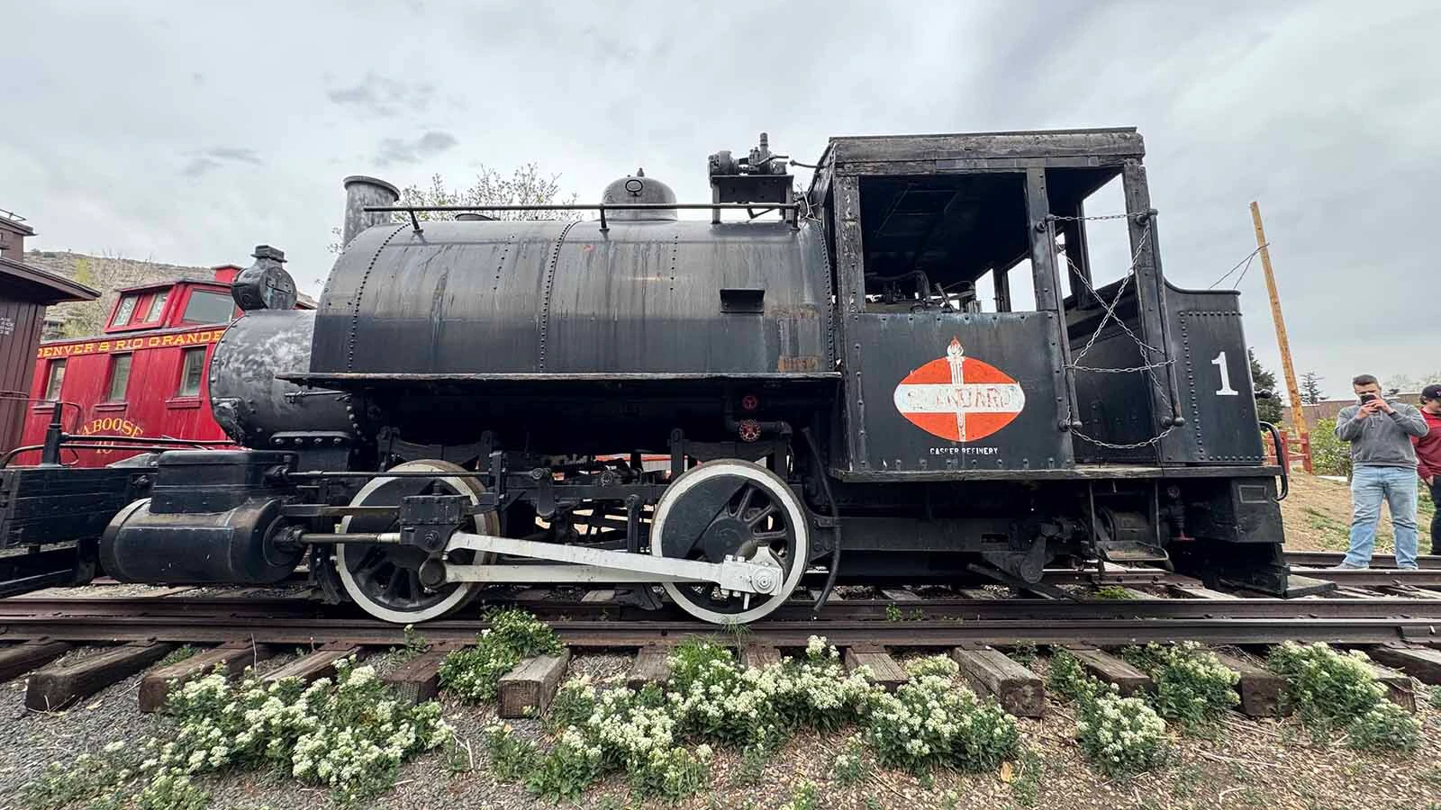 The 0-4-0 switcher hauled tank cars around the Standard Oil refinery from 1920 to 1962.
