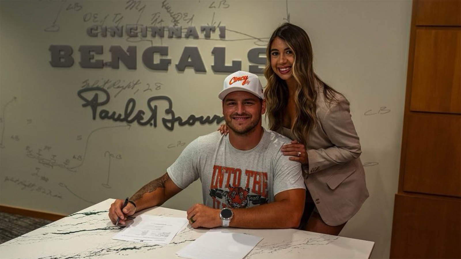 Through his social media and partnership with Visit Casper, Logan Wilson and his wife Morgan have been ambassadors for his hometown and Wyoming. He talks up Wyoming beef, still hunts local wild turkeys and shows off Casper with his wife through his Instagram.