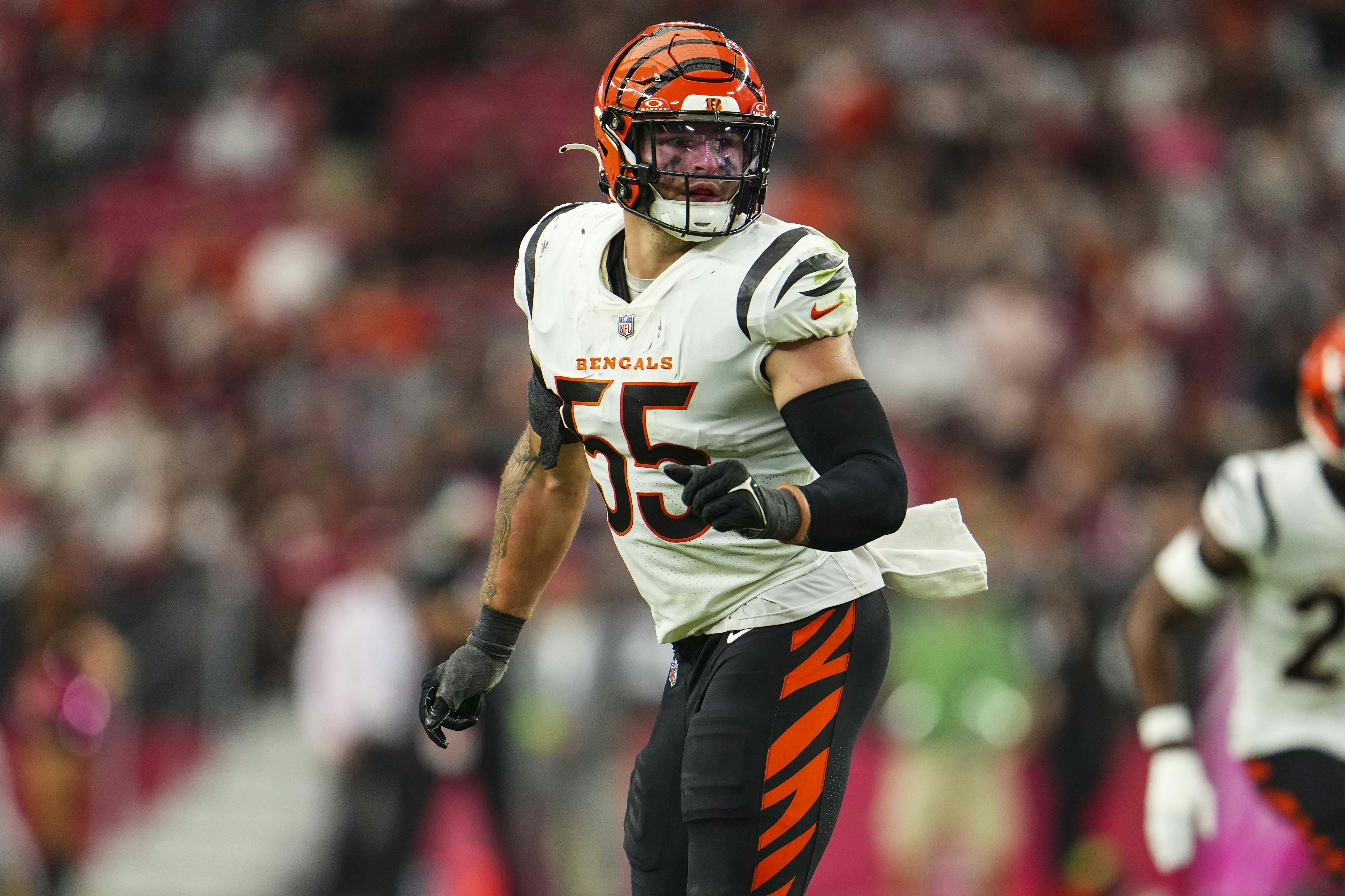 Logan Wilson is a starting linebacker for the Cincinnati Bengals of the NFL.