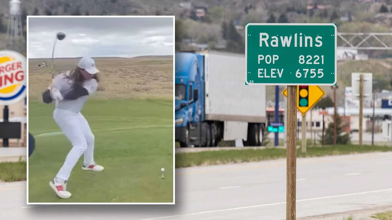 Kyle Berkshire sent a golf ball screaming above a windswept Rawlins golf course for 588.1 yards on Wednesday, breaking his own world record for longest tee shot. It took the 29-year-old long-drive specialist from Maryland more than 200 swings to do it. He did it at the same Rawlins golf course he set the previous record in 2023.