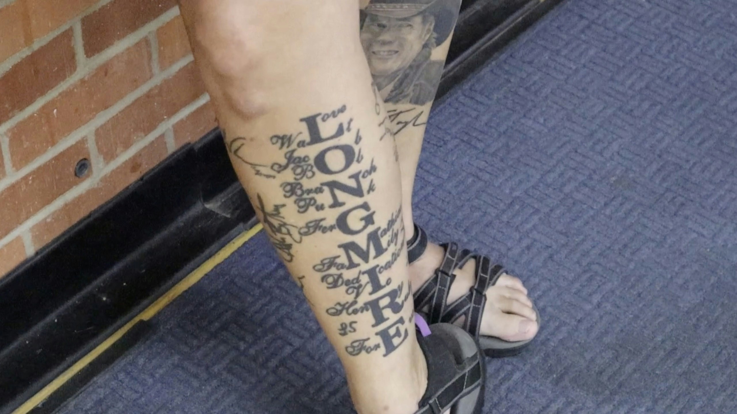 A Longmire fan shows off her Longmire-inspired tattoos.