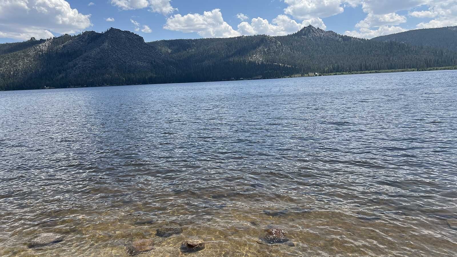 Louis Lake offers one of many spectacular views along the Lewis Lake Loop Road near Lander.