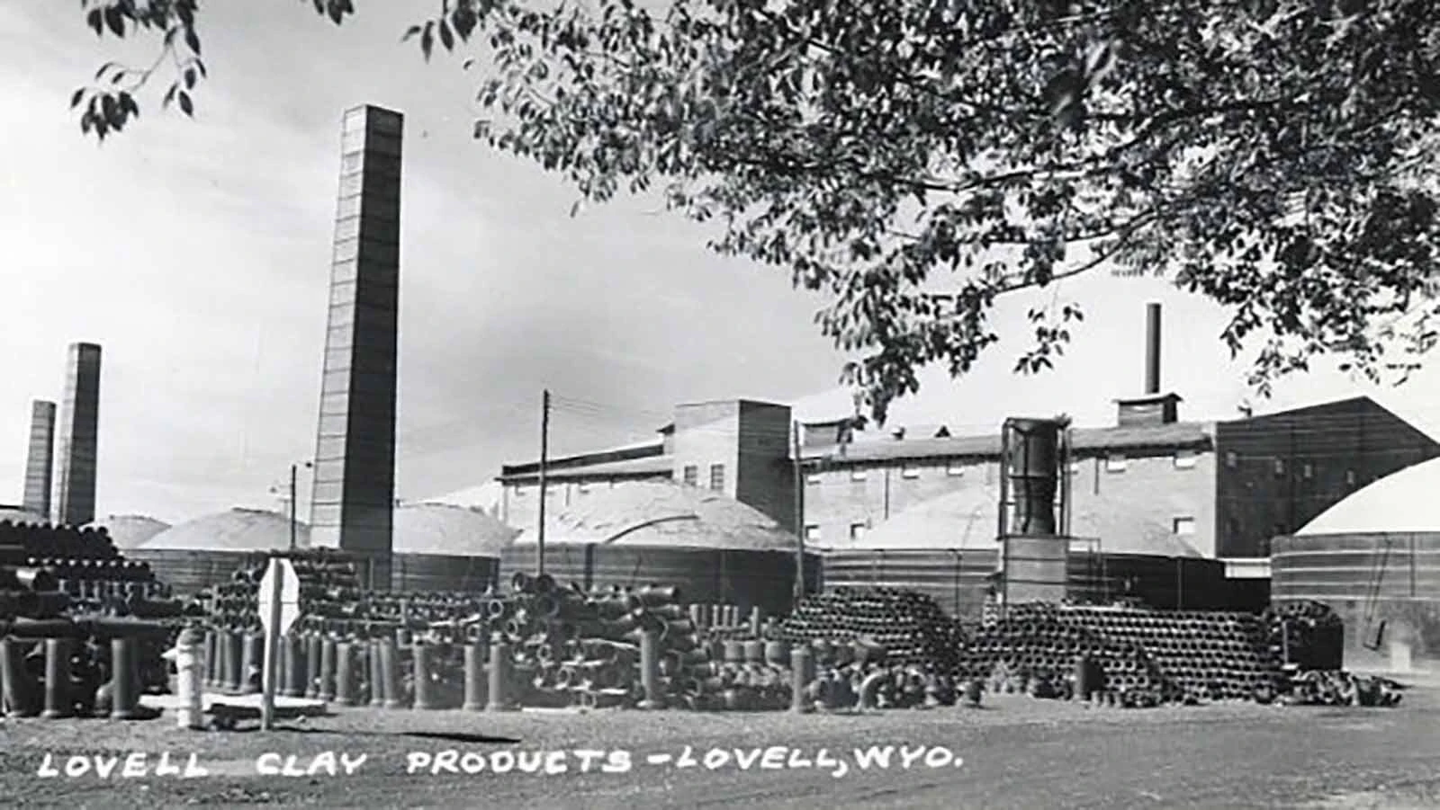 The Lovell Clay Works in its heyday. More than 50 tons of bricks, tiles, and pipes were produced every day from clay quarried within five miles of the factory, which had long since been demolished.