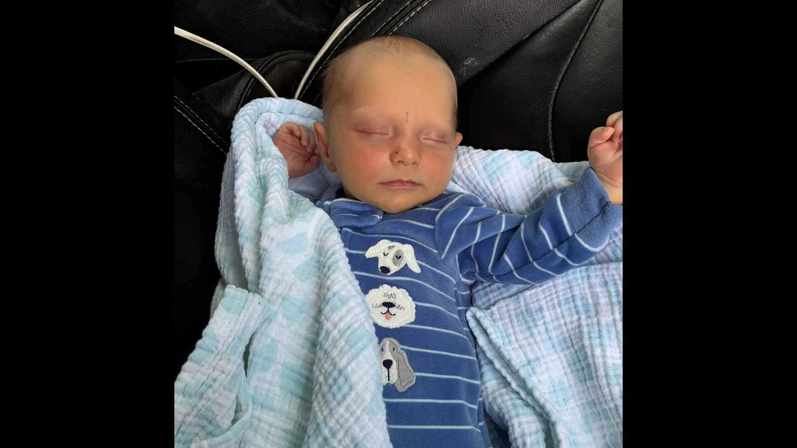 A Rawlins couple racing to Rock Springs to have their baby only made it to a Wamsutter truck stop. “I hope we don’t have this baby in this truck,” the dad joked. Minues later, he delivered his son — Max Hemi Blake, weighing in at 6 pounds, 11 ounces.
