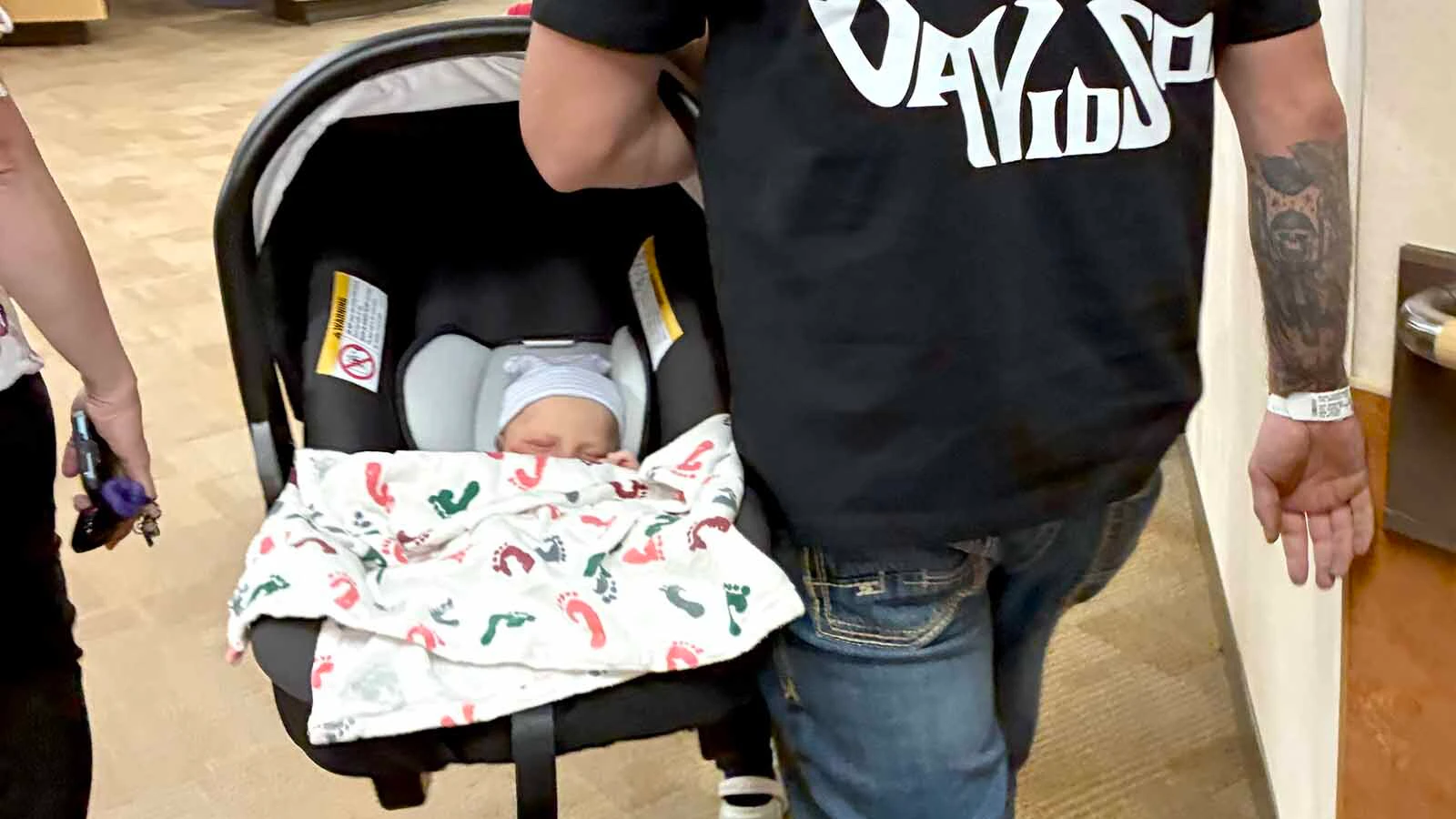 A Rawlins couple racing to Rock Springs to have their baby only made it to a Wamsutter truck stop. “I hope we don’t have this baby in this truck,” the dad joked. Minues later, he delivered his son — Max Hemi Blake, weighing in at 6 pounds, 11 ounces.