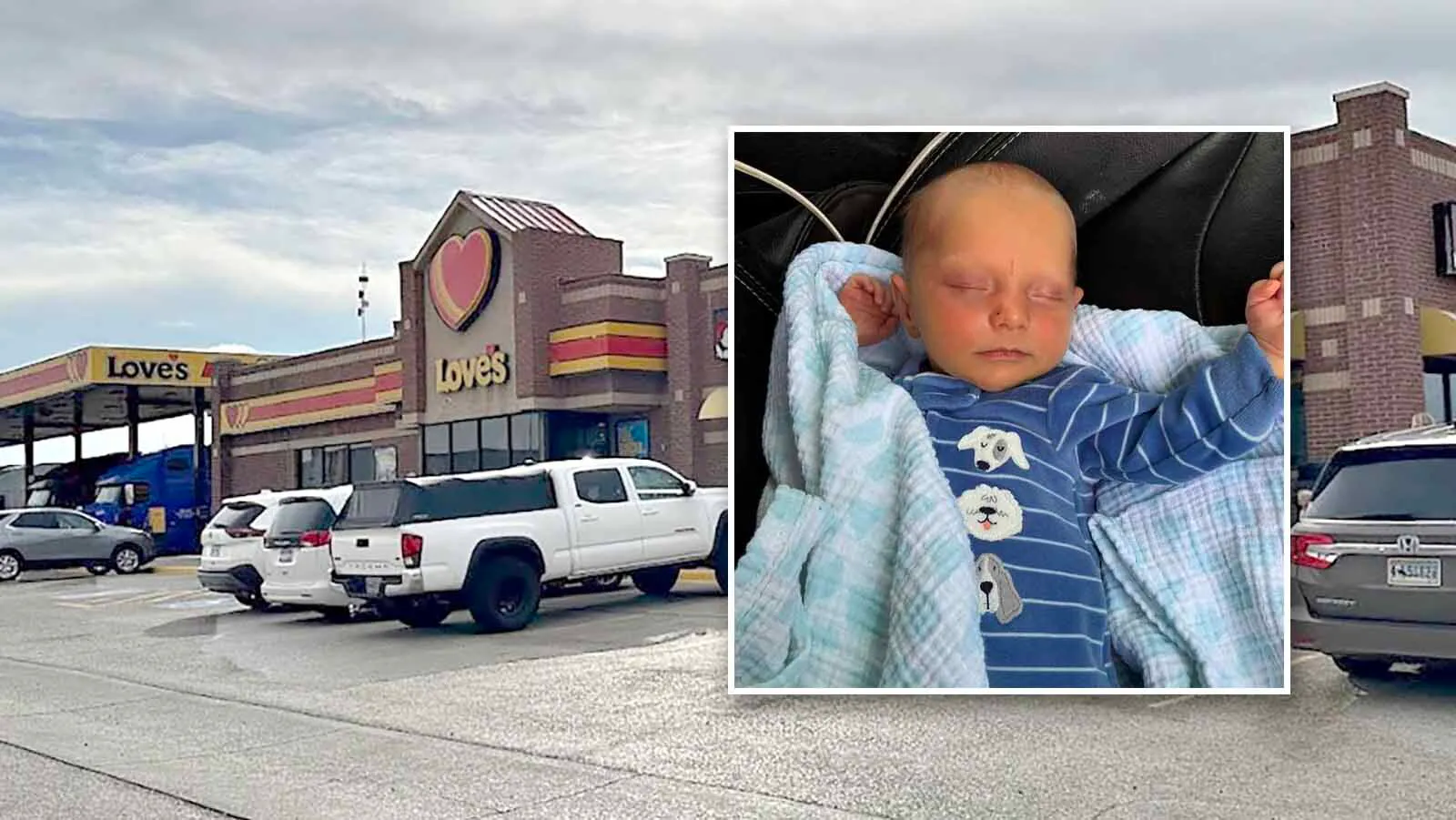 A Rawlins couple racing to Rock Springs to have their baby only made it to a Wamsutter truck stop. “I hope we don’t have this baby in this truck,” the dad joked. Minues later, he delivered his son — Max Hemi Blake, weighing in at 6 pounds, 11 ounces.