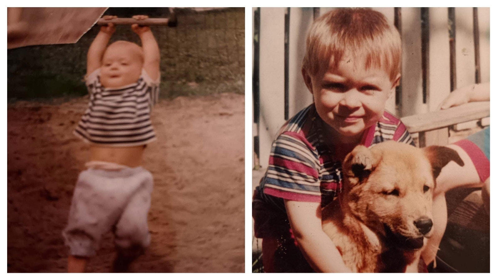 Childhood photos of Lucas Fussner, who grew up outside of Pensacola, Florida.