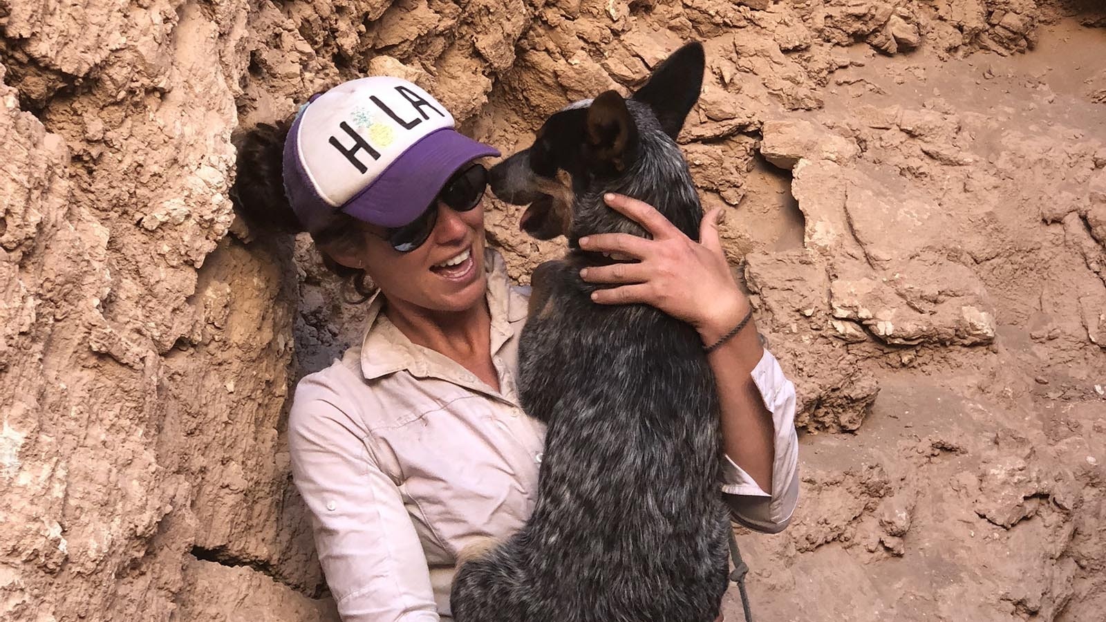 Lucy Barnard’s travel companion, Wombat, has been with her since Chile on her trek to be the first woman to walk the length of the earth.