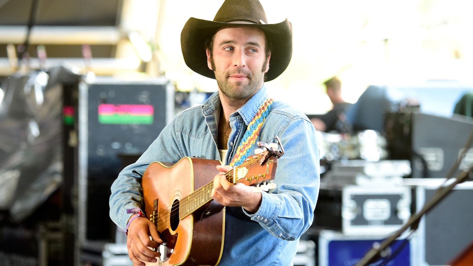 Musician Luke Bell performs onstage during the 2016 Stagecoach California's Country Music Festival at Empire Polo Club on April 30, 2016, in Indio, California.