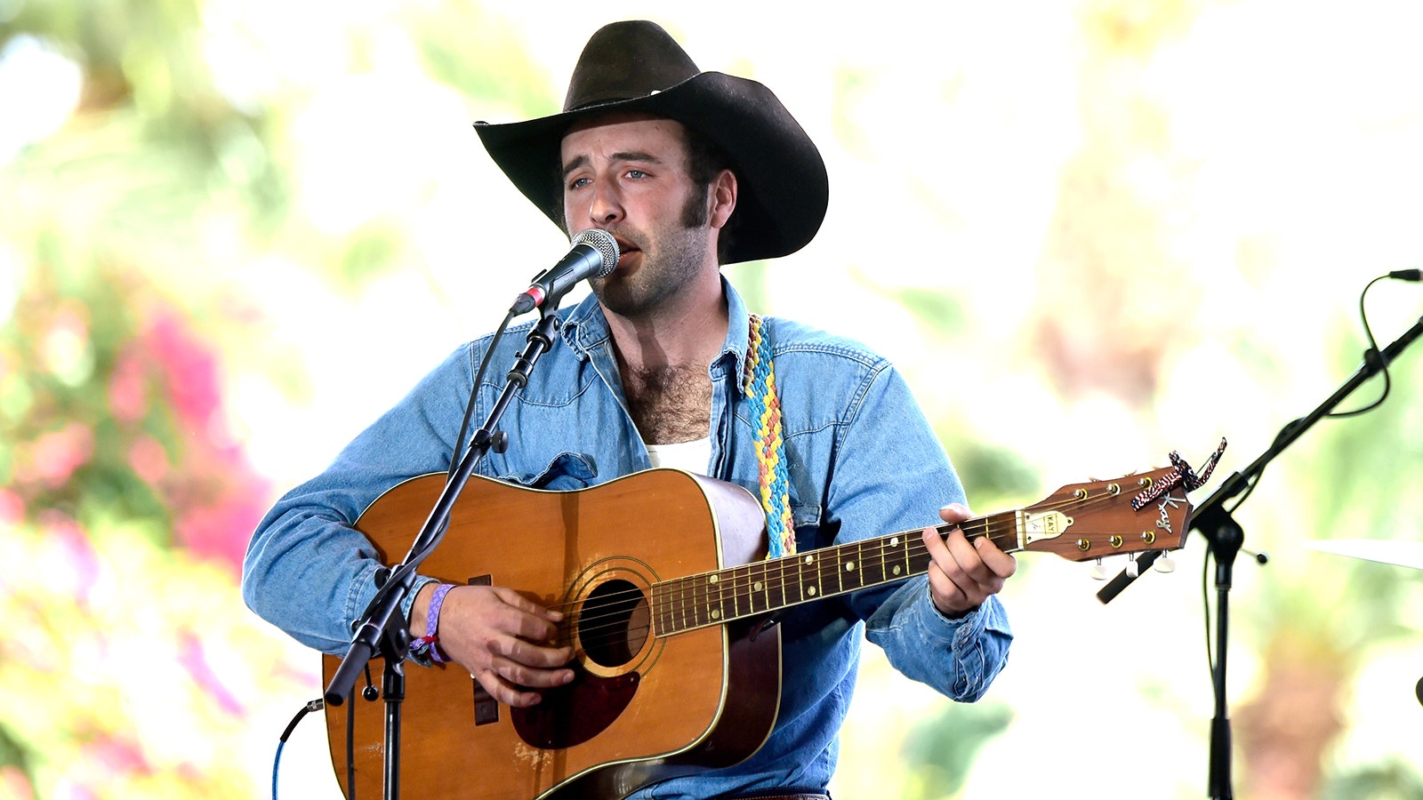 Musician Luke Bell performs onstage during the 2016 Stagecoach California's Country Music Festival at Empire Polo Club on April 30, 2016, in Indio, California.