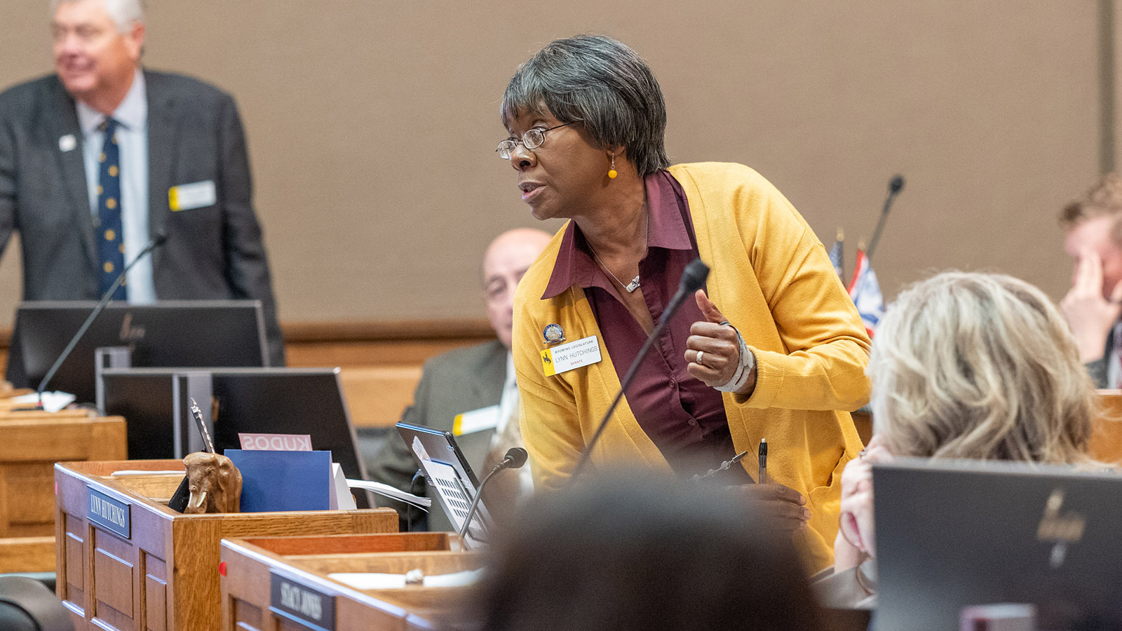 State Sen. Lynn Hutchins, R-Cheyenne