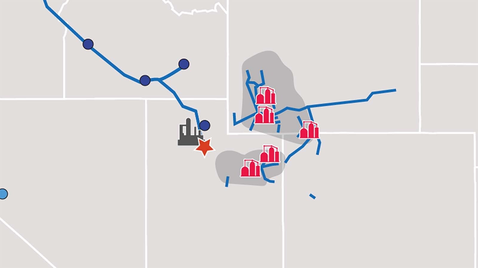 MPLX has several natural gas processing plants and pipelines in the Uinta and Green River basins of Utah and Wyoming.