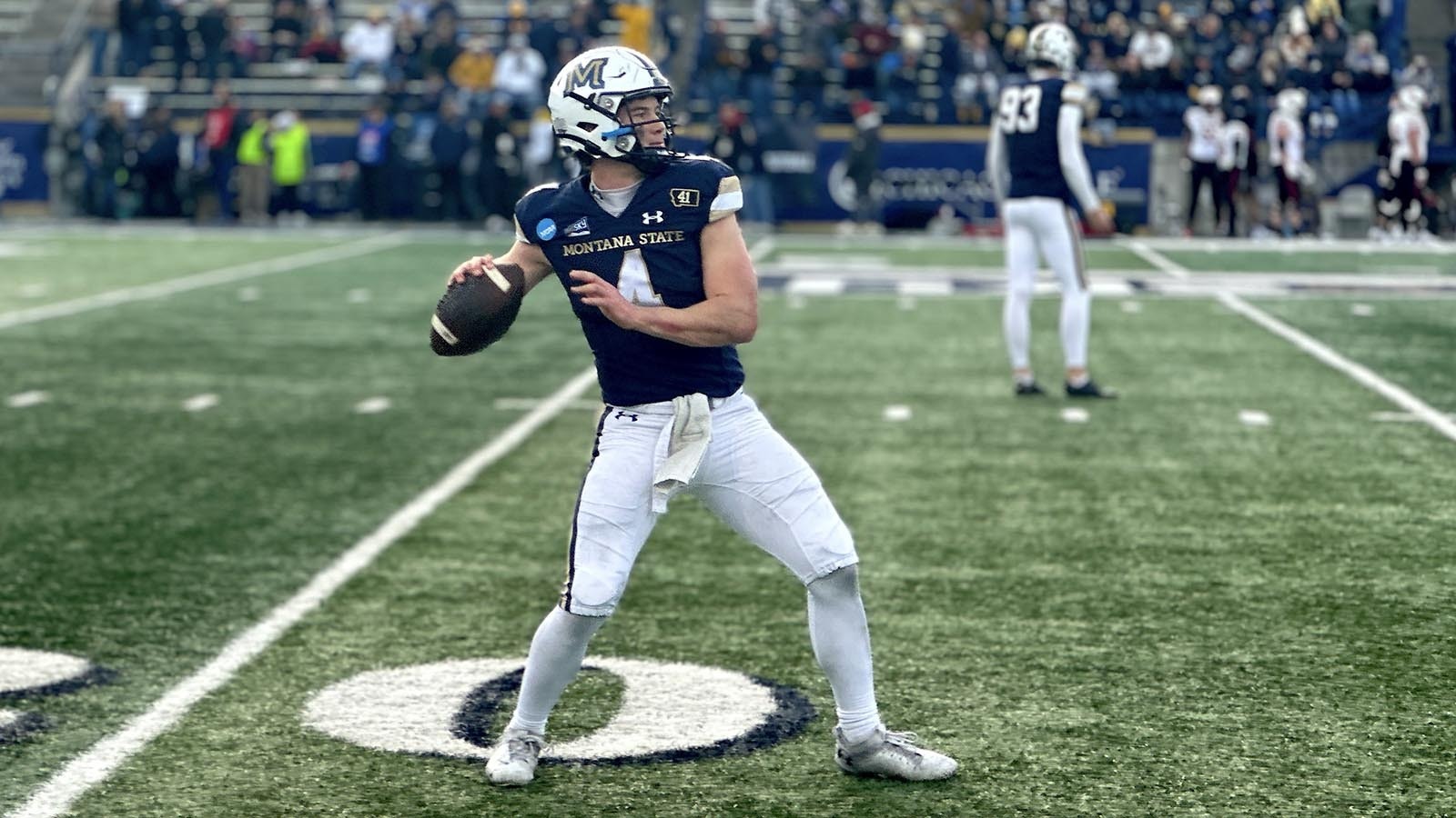 Tommy Mellott, possibly the best yet least-known college football star in the nation, led the Montana State University Bobcats to a semifinal win over South Dakota.