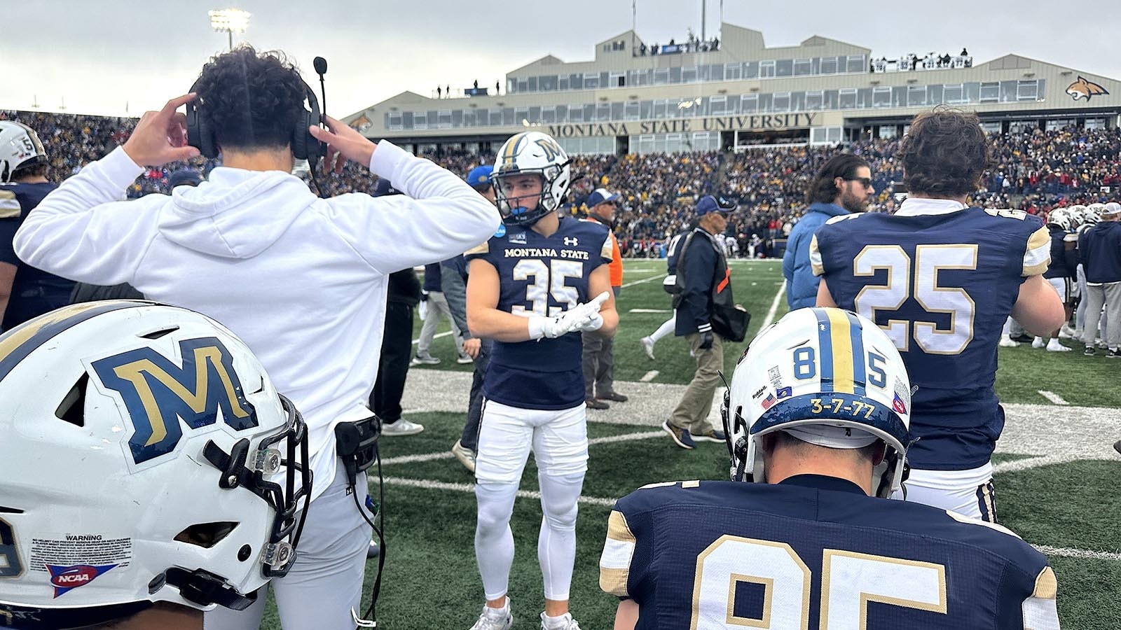 Sheridan product Dane Steel is a freshman wide receiver for Montana State. His brother Brock is a sophomore defensive back.