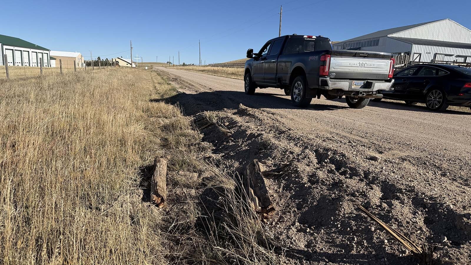 When drivers kept taking out her mailbox and leaving without so much as an “I’m sorry” note, a rural Cheyenne woman took her complaint public. Turns out others in her Happy Valley neighborhood are also fed up with drivers plowing into their mailboxes. Above, the pieces of what's left of Sarah Aldersea's mailbox.