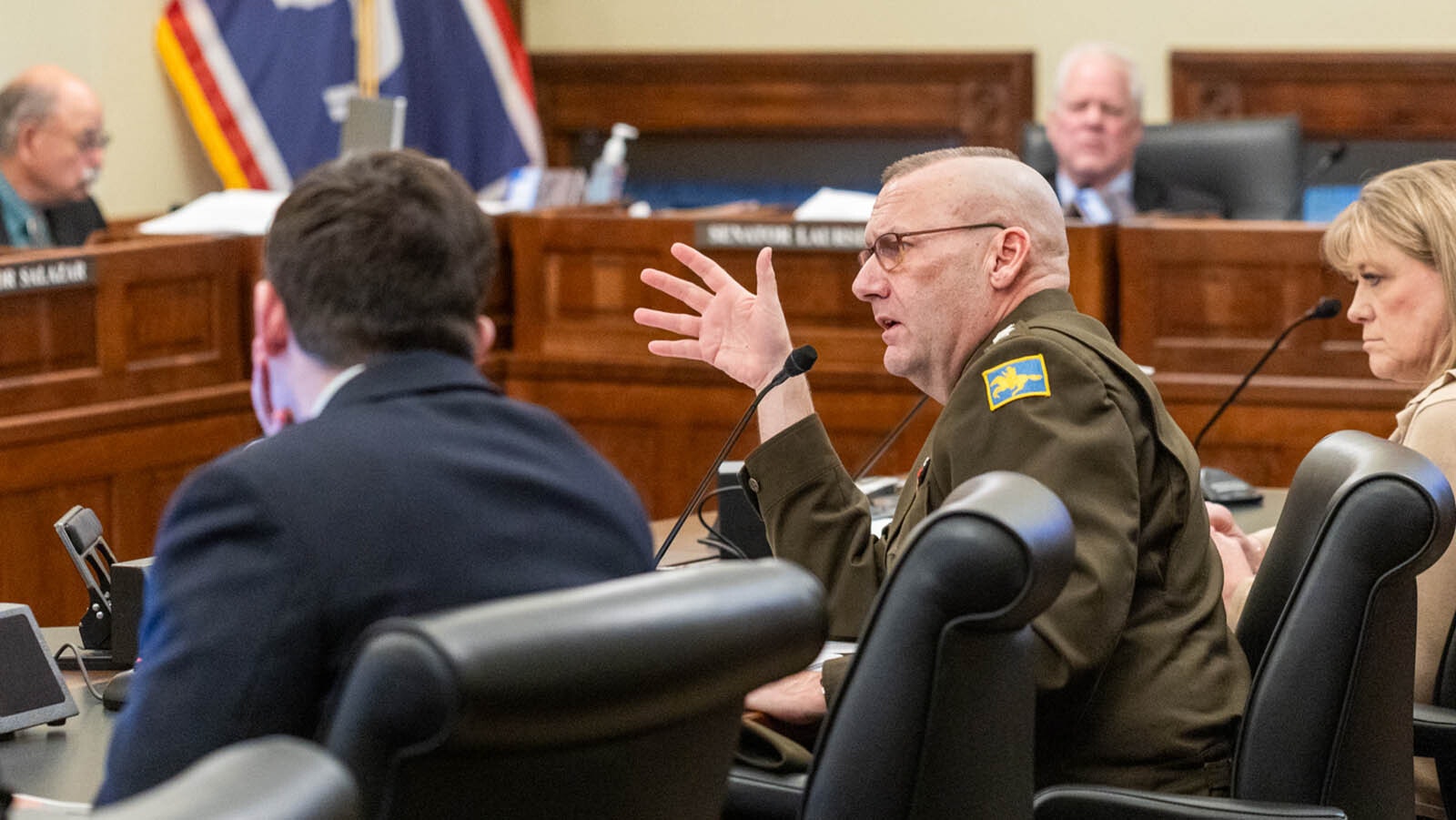 At an appropriations hearing Friday, Wyoming Adjutant General Greg Porter fielded a question by Senate Committee Chair Tim Salazar about UFOs in Wyoming. Porter said he preferred not to discuss UFOs in open testimony.