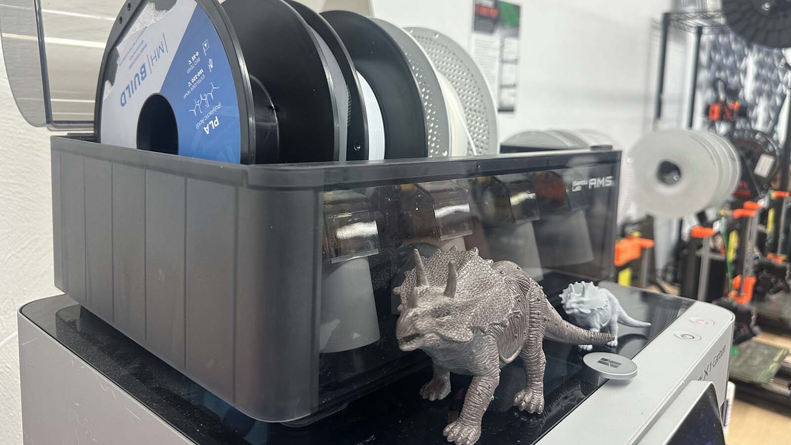 Riverton's Maker Space 307 began with a 3D printing machine and has expanded over the years to include other technology including laser cutters and vacuum formers.