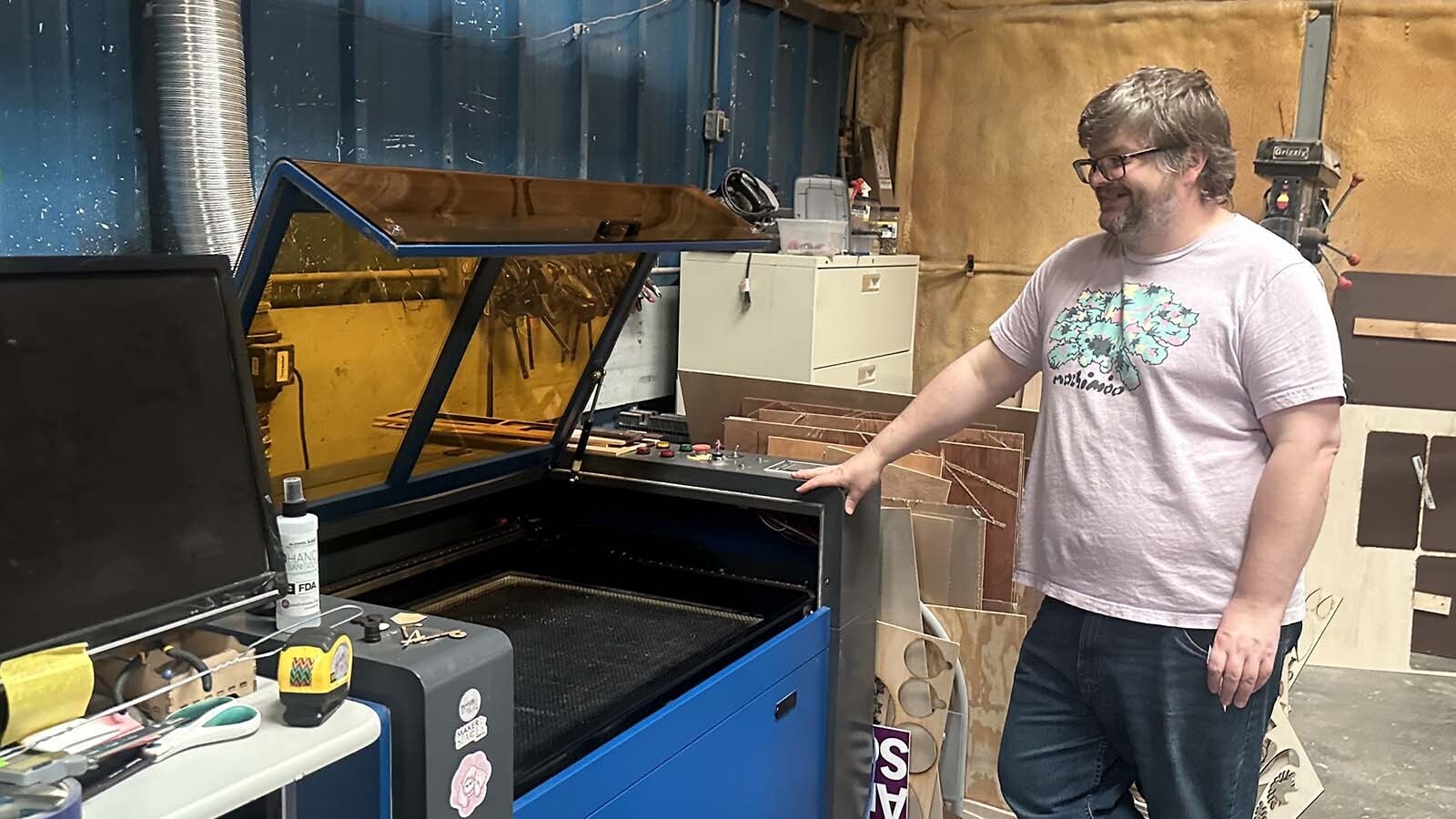 Riverton's Maker Space 307 makes technology accessible so that their clients can experiment and create items that they would otherwise be unable to make.