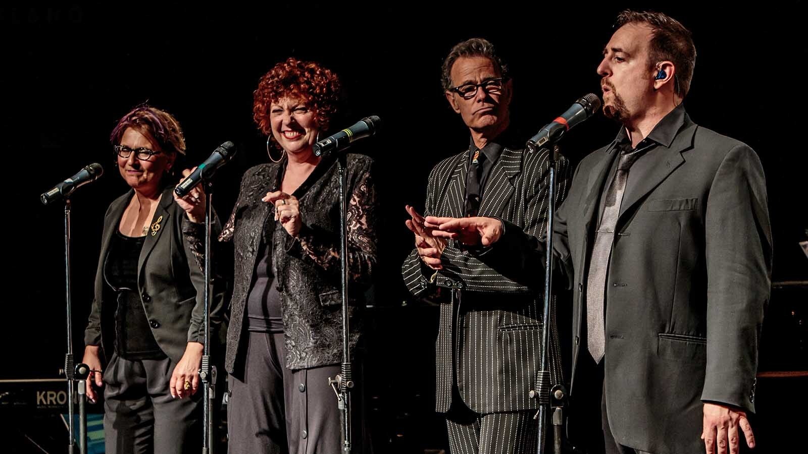 Jazz vocal group The Manhattan Transfer became a household name in 1981 with the release of their hit “Boy From New York City.” Cheyenne’s Trist Curless, far right, sang bass in the quartet for the last 10 years of their run.