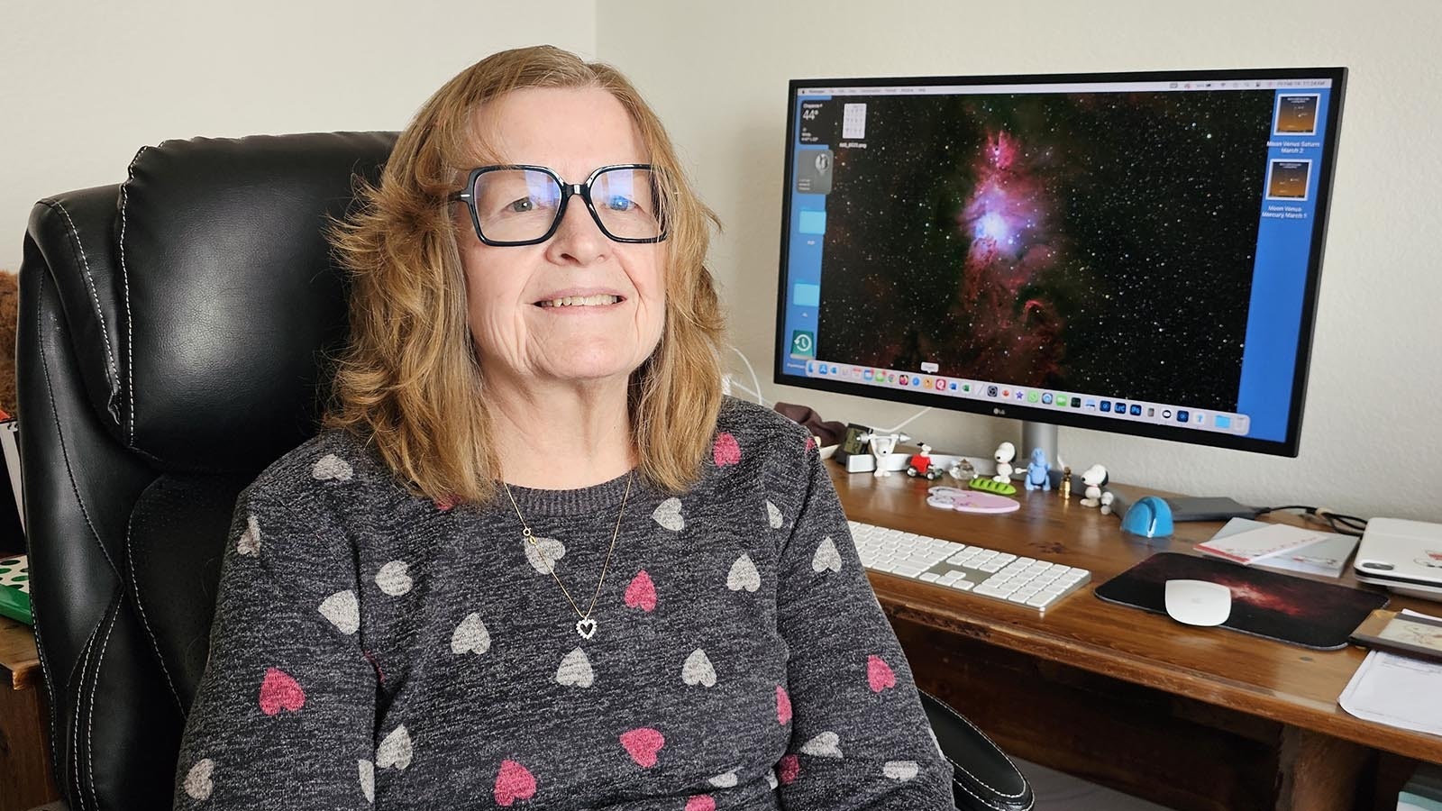 Earthsky.org editor Marcy Curran is celebrating 40 years as founder of the Cheyenne Astronomy Society. She's always loved bringing the stars down to earth for others.