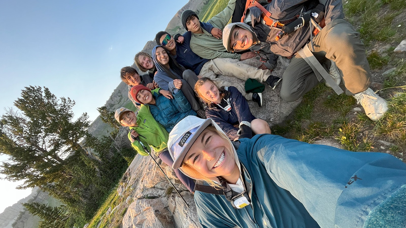 Teton Science Schools instructor, Sophie Lisle, captures a special moment with participants from Jackson Hole Science Expeditions, the program that started Teton Science Schools in 1967.