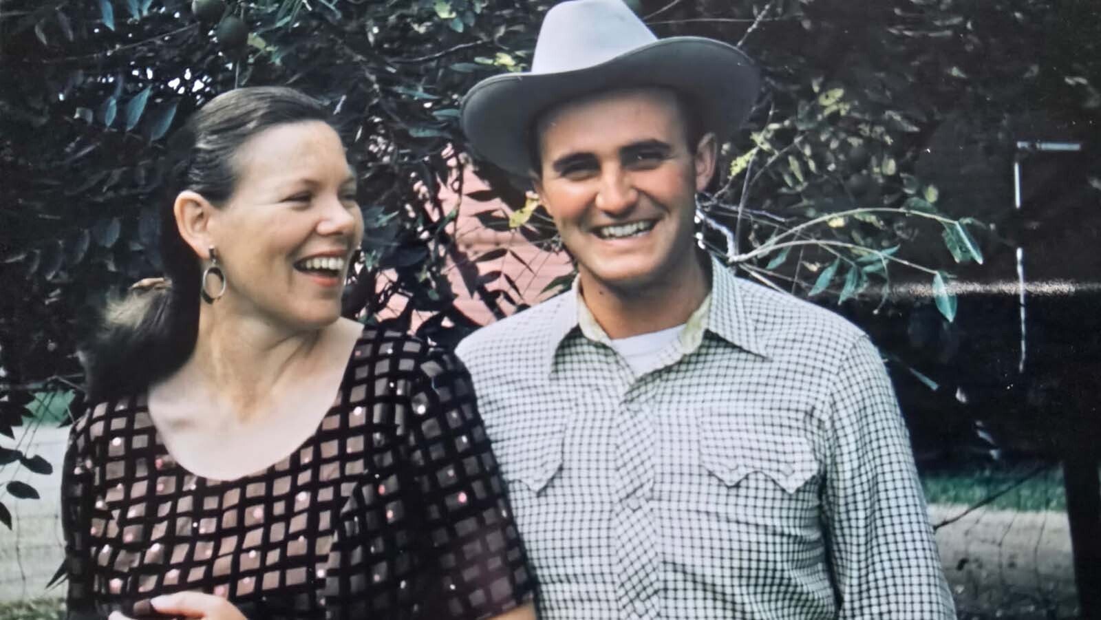 Marion and Jim Hageman as newlyweds in 1956.