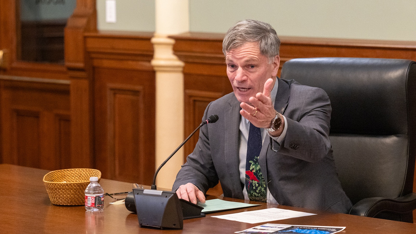 Gov. Mark Gordon vetoed a bill Monday, March 3, 2025, that would require women in Wyoming get ultrasounds before getting the abortion pill. He called the proposal “personally invasive” and an “often medically unnecessary procedure.”