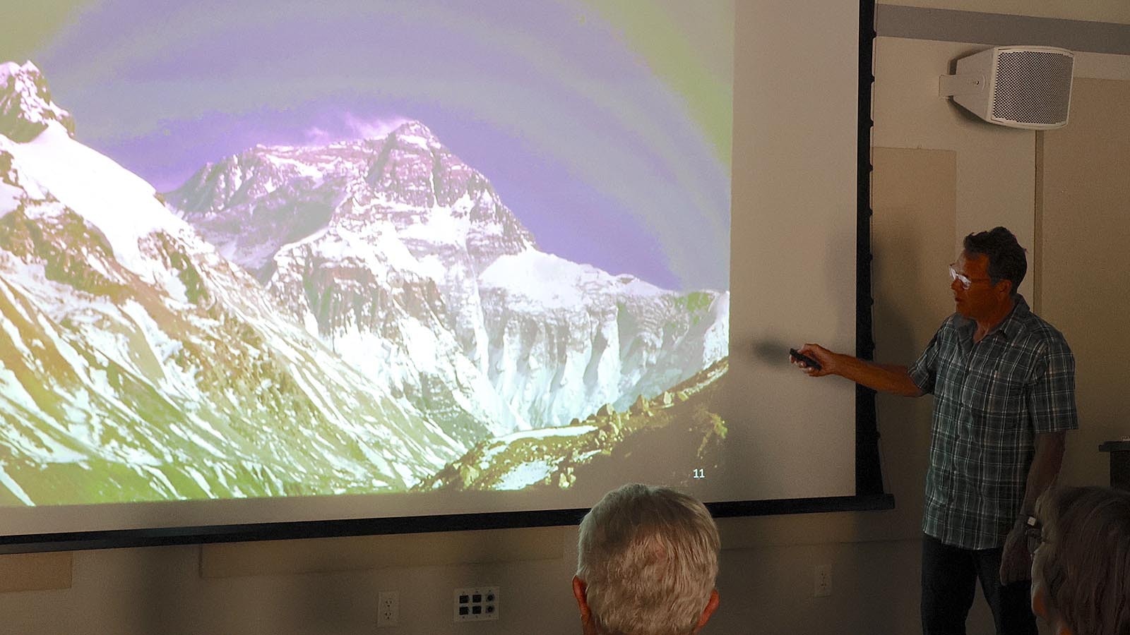 Mark Jenkins shares another photo about the challenges associated with climbing Mount Everest.