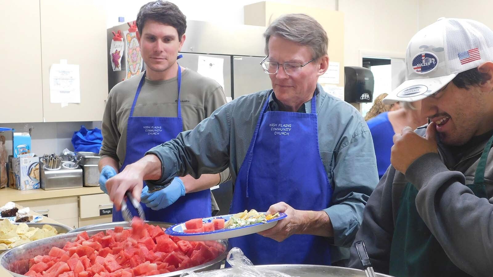 Since having his sentence commuted, Mark Corbett feels compelled to give back and support the Gillette community by regularly volunteering at the local soup kitchen with a church group.