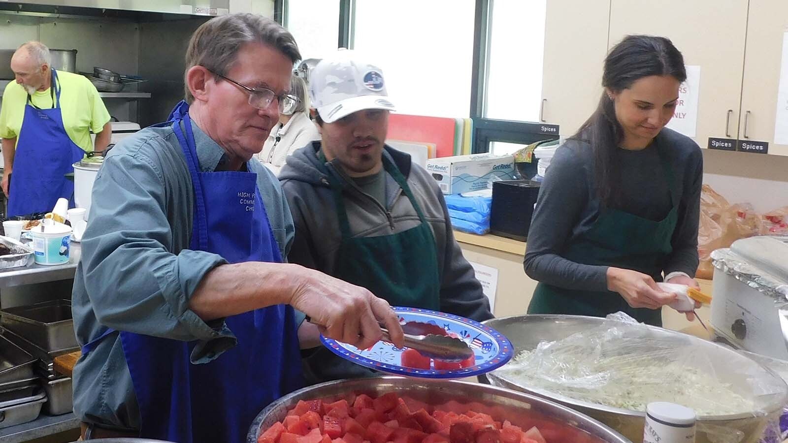 Since having his sentence commuted, Mark Corbett feels compelled to give back and support the Gillette community by regularly volunteering at the local soup kitchen with a church group.