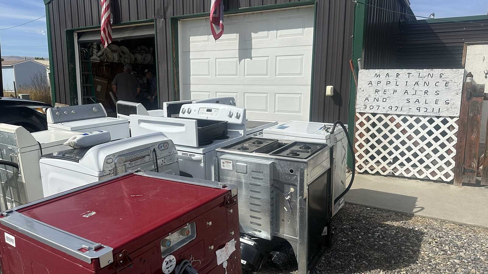 When 87-year-old Martin Andreen hung up his homemade sign at his home in Thermopolis, Wyoming, the government said he was now an official business and repairmen. He is self-taught and can repair almost any appliance in a day when most people just buy new appliances.