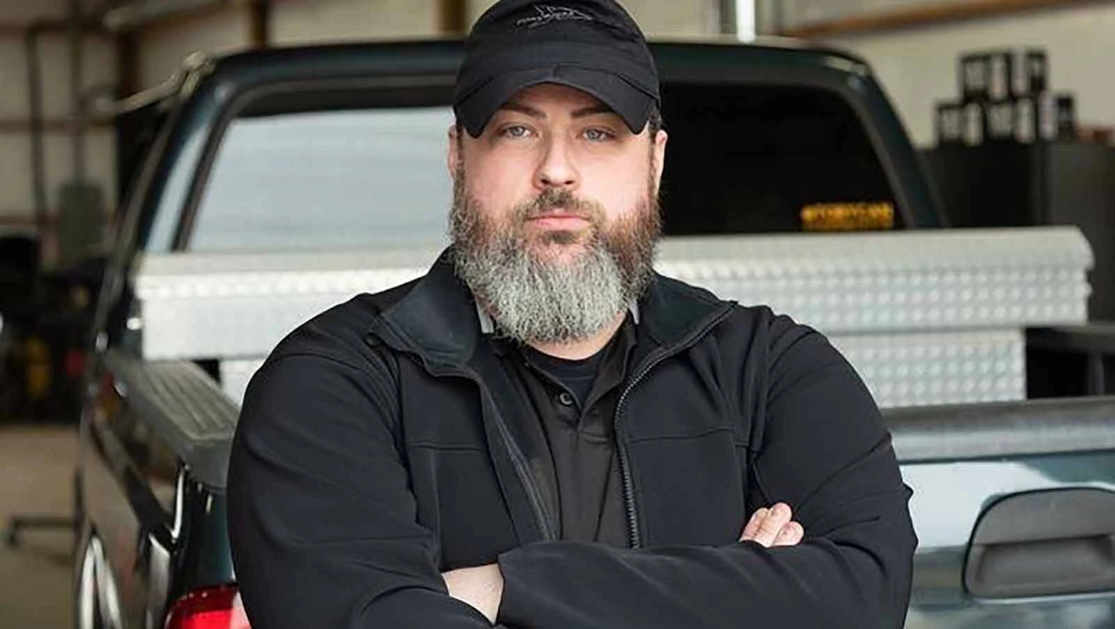 Matt Geouge of North Carolina checked in to prison for deleting diesel emissions systems two months after his fiancée found out they were expecting a baby. He was pardoned Friday.