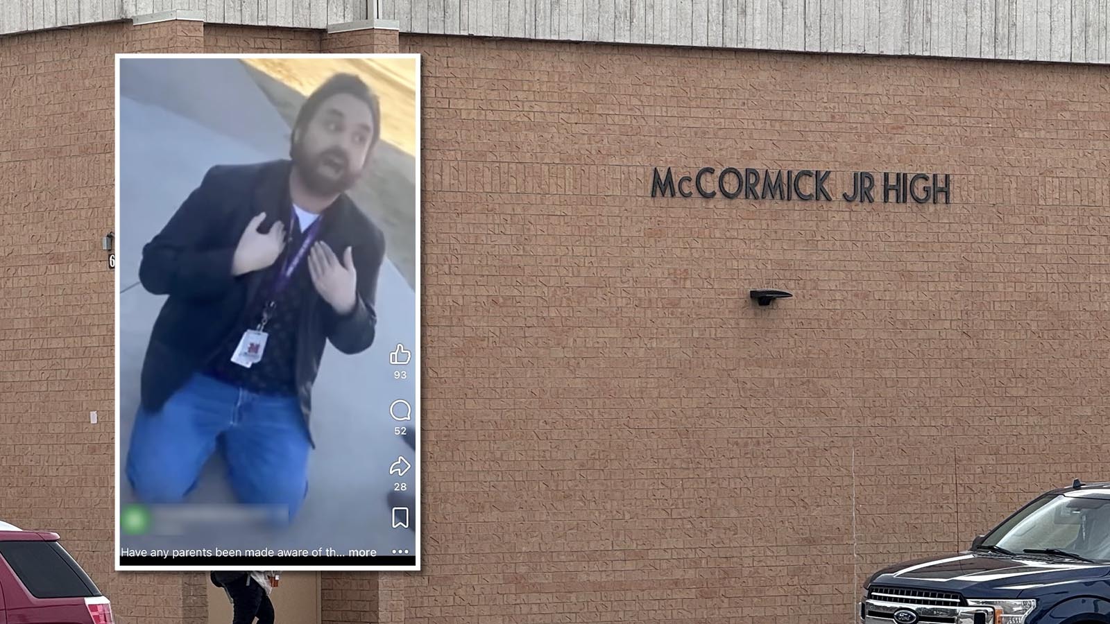 Laramie County School District 1 says it’s “aware” of a video showing a Cheyenne junior high teacher on his knees begging a student, telling her that, “I did something very wrong.” Parents of students at the school say they want more transparency.